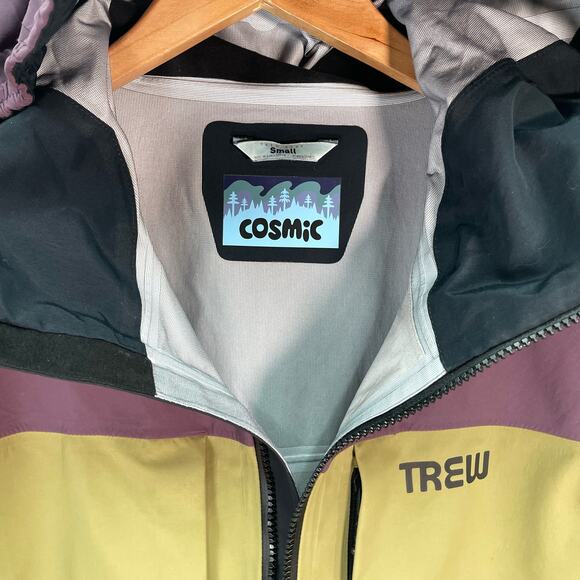 TREW Gear Cosmic Primo Jacket Purple Black Mens Small - Picture 6 of 8